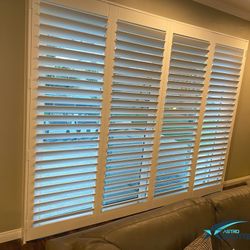 Real Wood Shutters- For Windows, Sliding Doors, Doors, & Closets. Persianas de. Phone#: 951-573-2560 