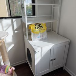 Cat Litter Box Cabinet 