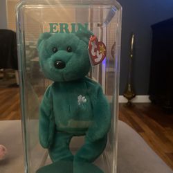 Erin Beanie baby with Errors Perfect mint Condition