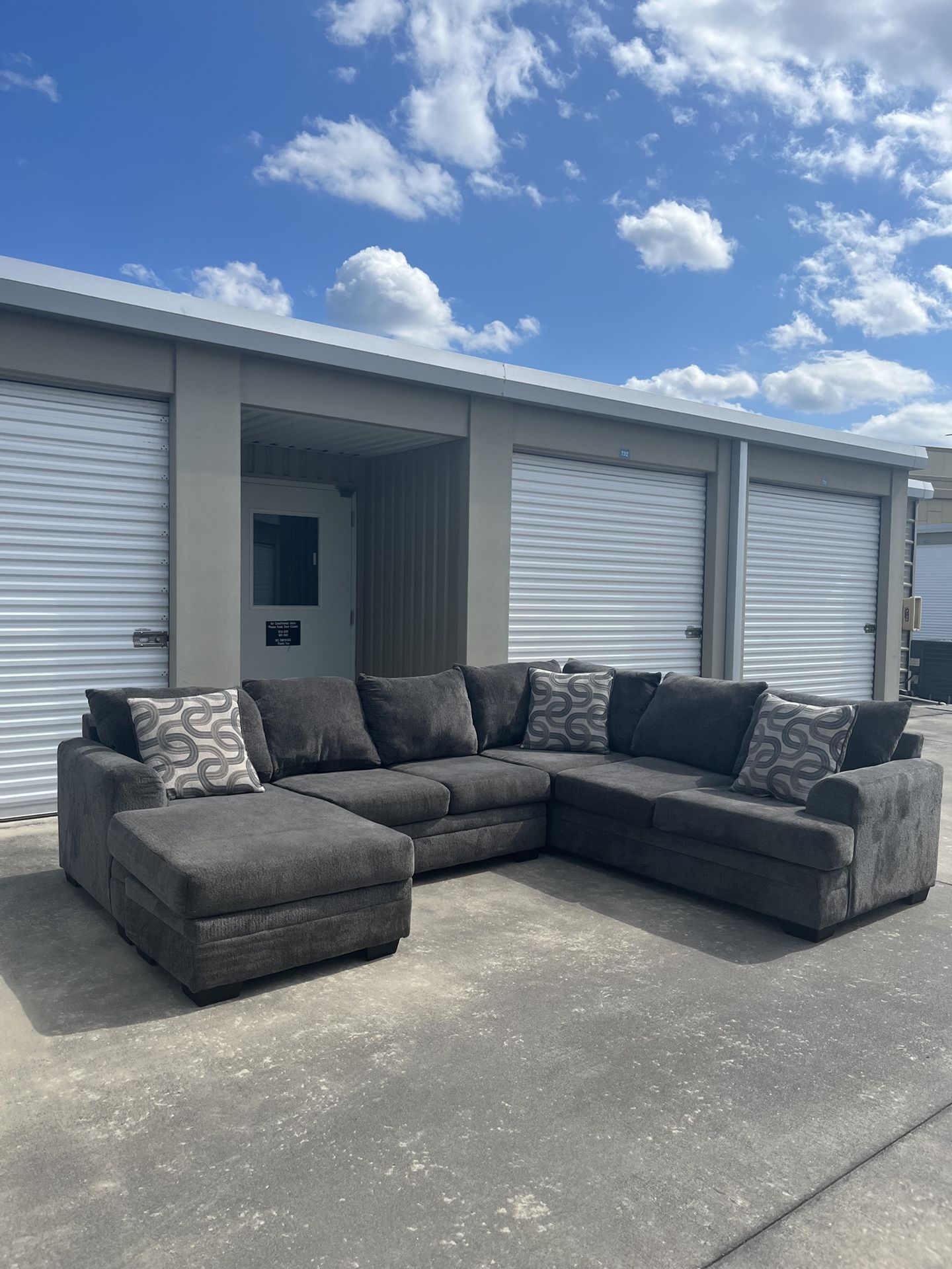 Gray Sectional Couch