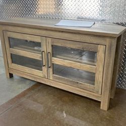 Brand New Walker Edison Driftwood Wood Corner TV Stand for TVs up to 48"