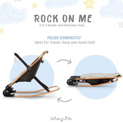 Baby Rocker Seat - Brand New! Easy Fold for Travel