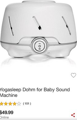 Dohm natural sound machine white.