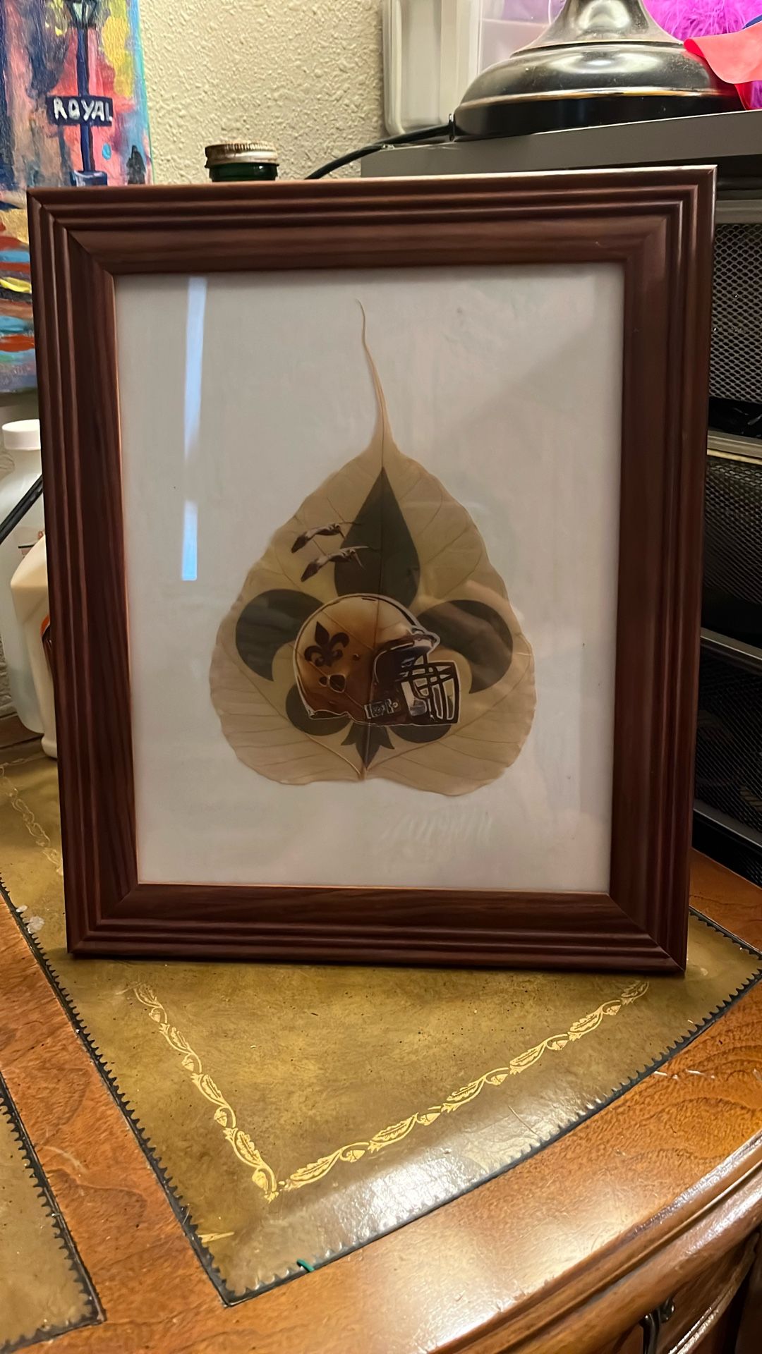 Saints Vintage Framed Picture