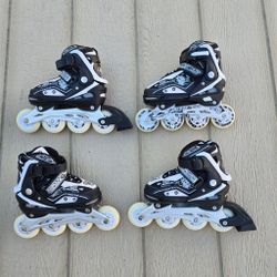 ROLLER SKATE SIZES 1 TO 4