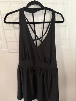 Women Black Babydoll Top- Plus Size 1