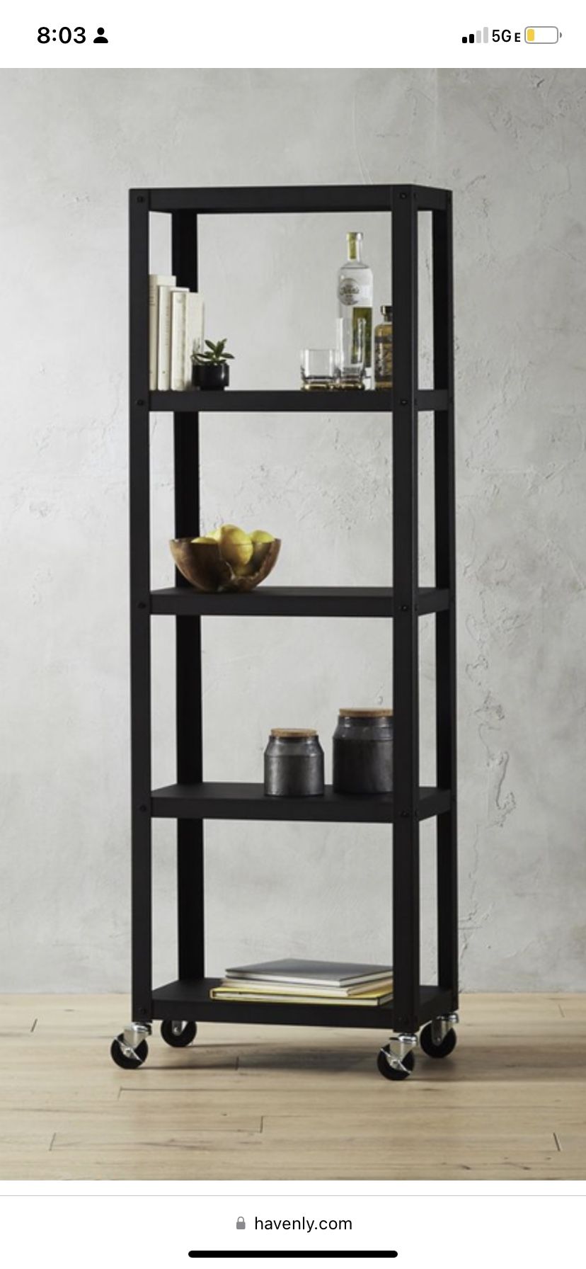 Cb2 Rolling Cart Bookcase