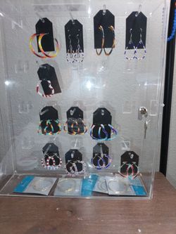 (Native American) Hand Beaded Earrings