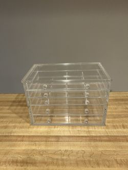 Acrylic Lucite 5 Drawer Jewelry Storage
