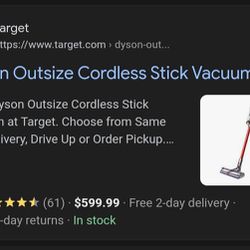 Dyson Outsize Cordless Stick Vacuum

