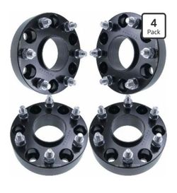 2" 6x5.5 Hubcentric Wheel Spacers Compatible with Chevy GMC Truck SUV
