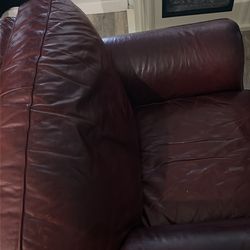 Used leather chair