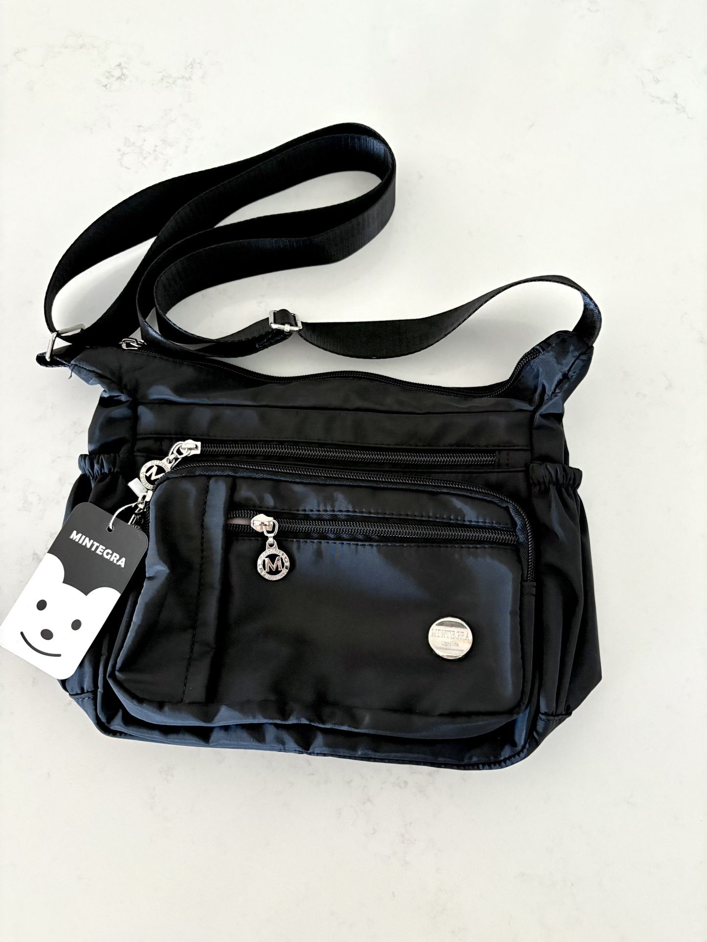 New Women’s Shoulder Handbag Multiple Pockets Bag Crossbody Purse Black Tote