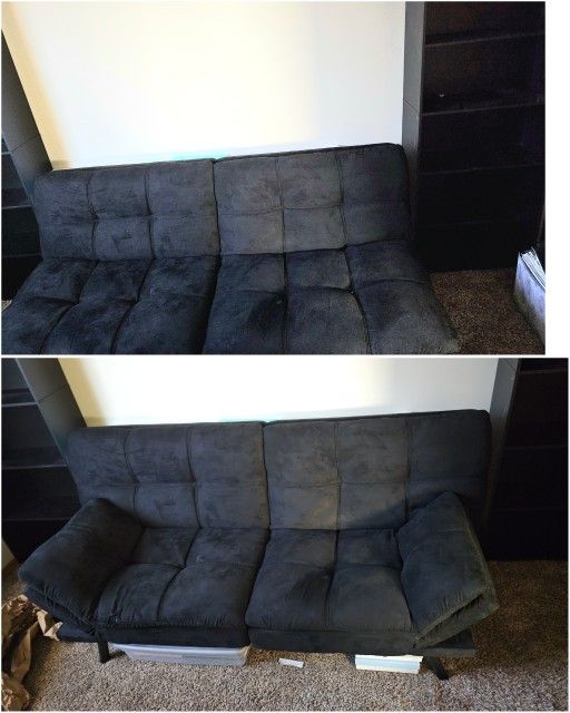 Black futon