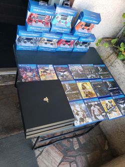 2020 PS4 Playstation 4 Pro 1TB 1000GB & 1 Sealed Control $200!. $10! Old sport Games. $20! Better games. $30! Great games. $40! Extra control trade ar
