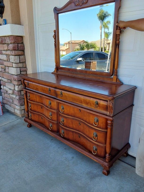 Dresser And Mirror