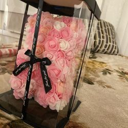 Rose Flower Bear