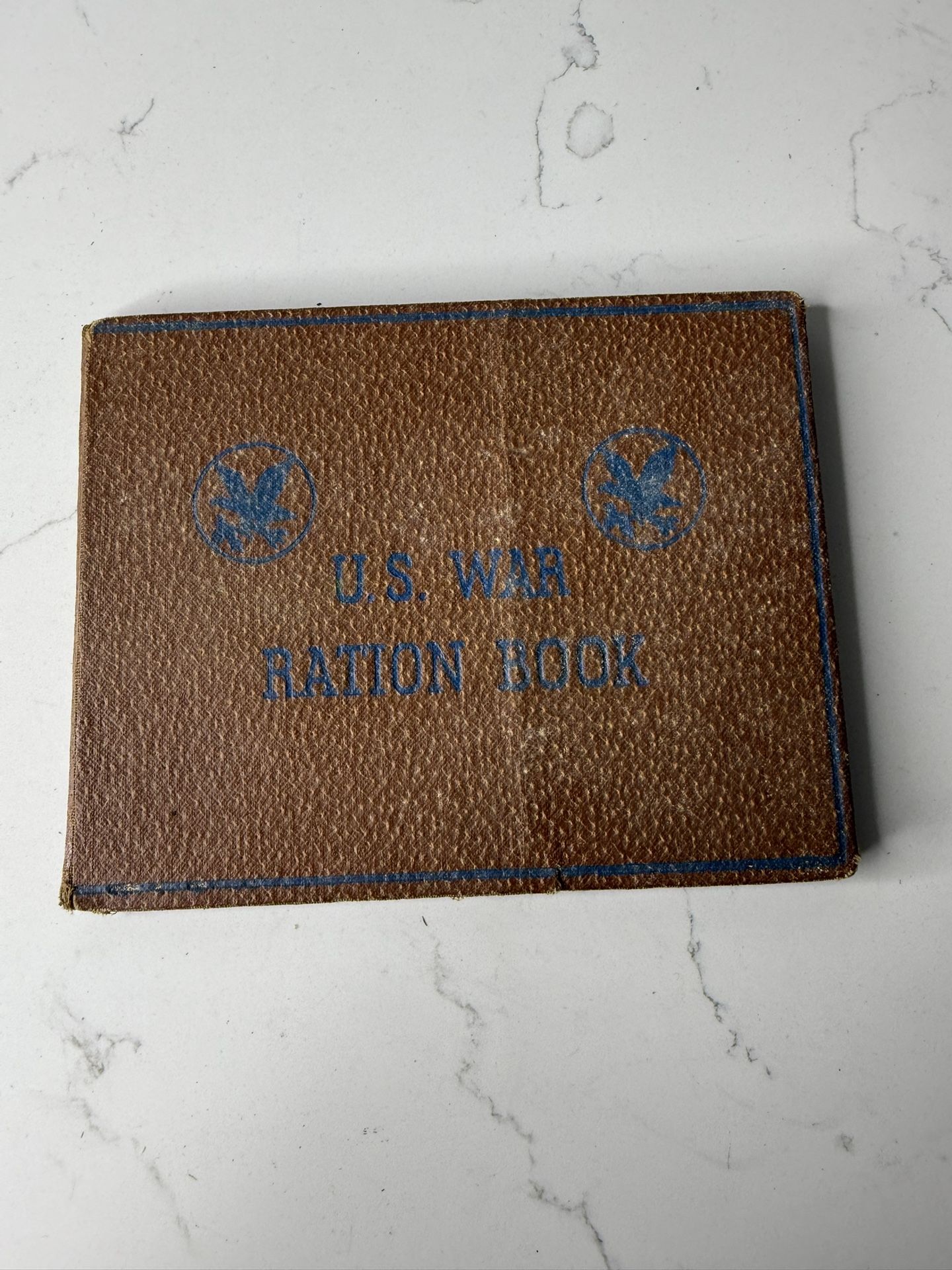 US War Ration Book And Contents