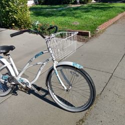 Two Aluminum Framed Beach Cruisers