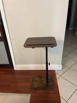New C Shaped Side Table / Adjustable Height