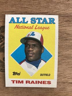 1887 Topps Baseball Card Tim Raines 