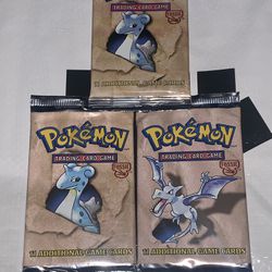 Pokemon Fossil Packs 