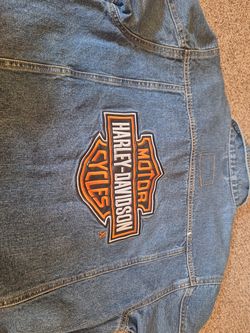 Harley Davidson denim jacket worn 2 times