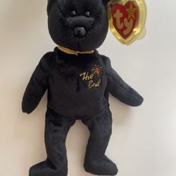 The End Teddy Original TY Beanie Baby