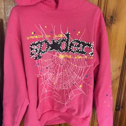 Pink Spider Hoodie 