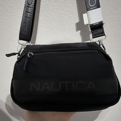 Nautica Black Nylon Crossbody Bag – New With Tags