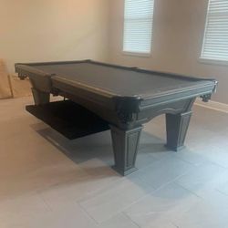 Modern Grey Pool Table 