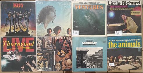 VINYL RECORDS - ROCK, METAL, COUNTRY, BLUES