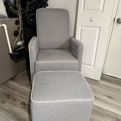 Rocking Chair With Ottoman 