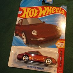 1996 Porsche Carrera Hot Wheels Diecast Collectible 
