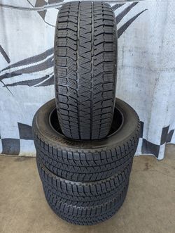 225/55r18 "Nubby New" Bridgestone Blizzak WS-90 studless winter snow tires