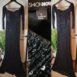 Black Ball Dress Size Large 