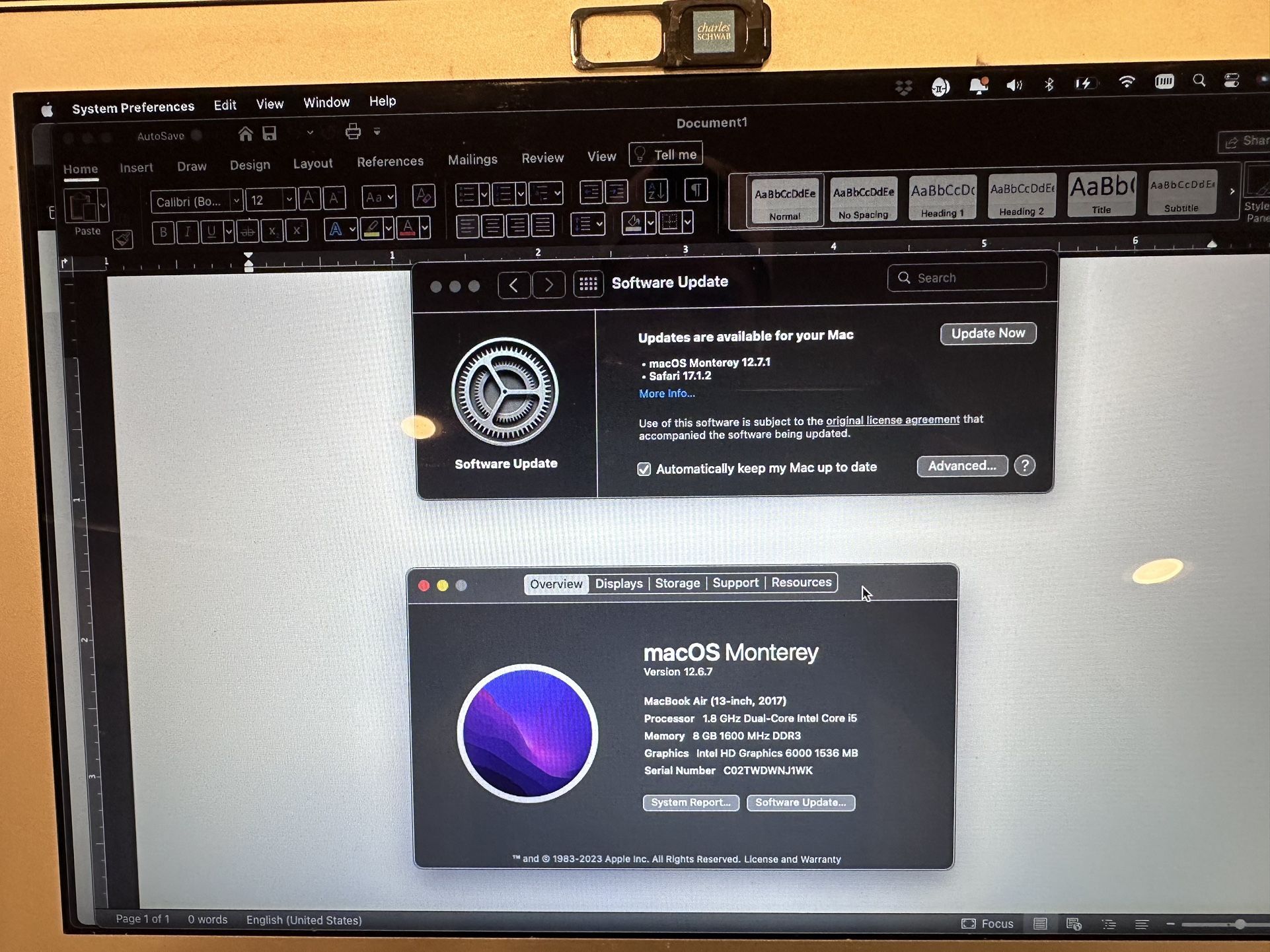 MacBook Air 2017 13”
