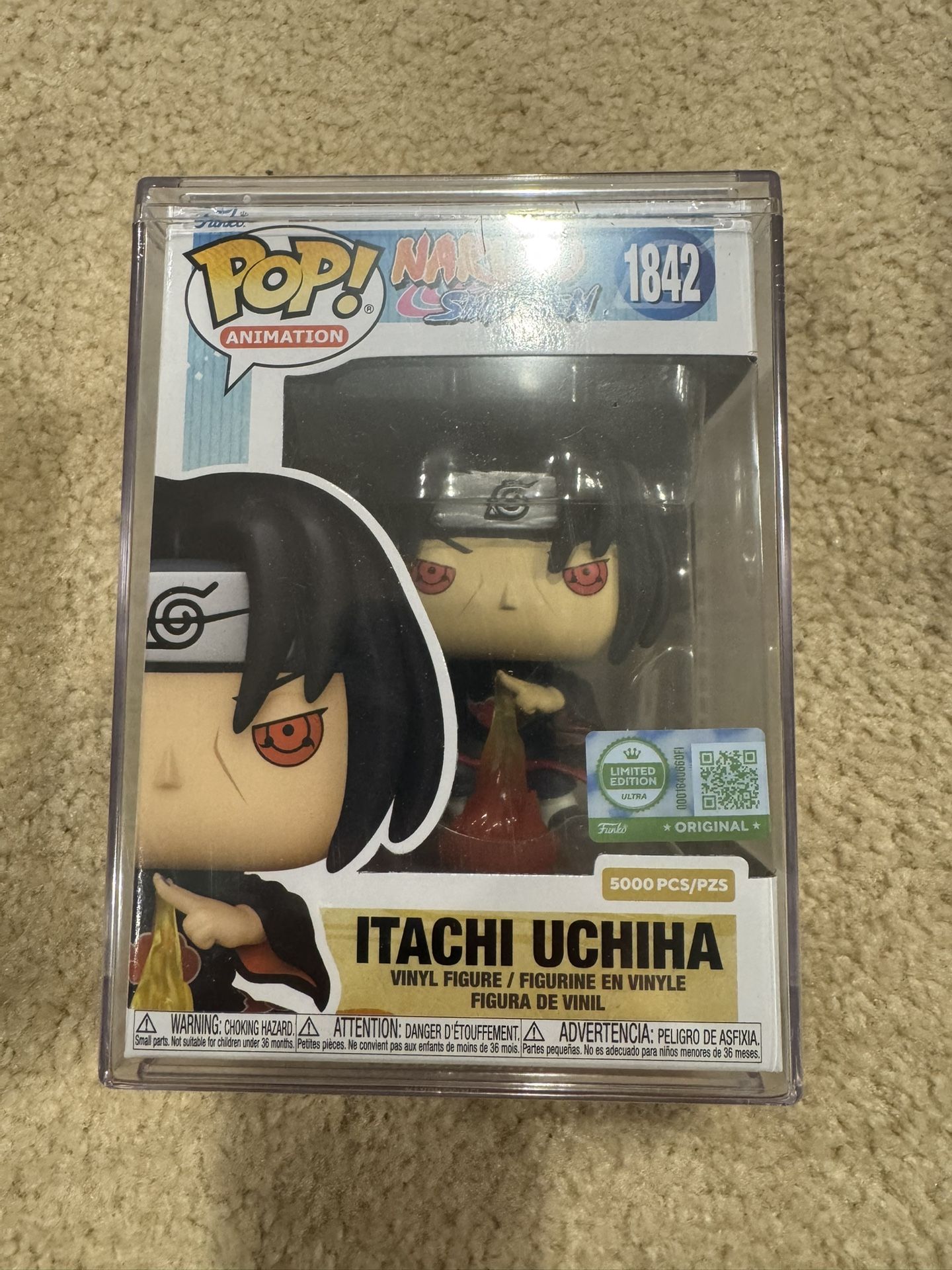 Funko POP! Itachi Uchiha Fireball Jutsu Naruto #1842 W/Protector LE 5000 IN HAND