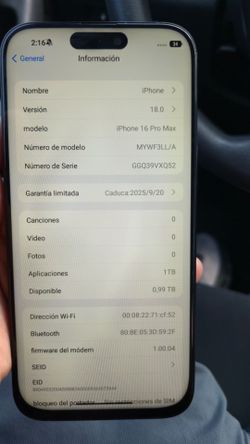 Iphone 16 pro max