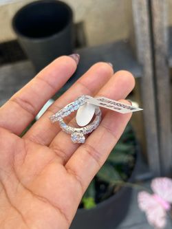 Engagement wedding set rings size 8