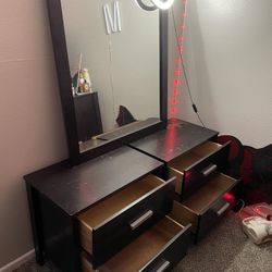 Nightstands And Mirror 