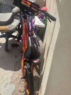 Kids  Bike with Flame Graphics
