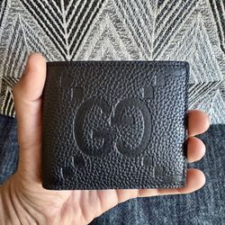 Authentic Gucci Jumbo GG Bifold Wallet 