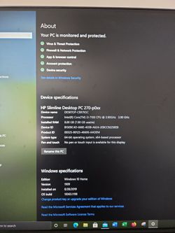 HP Slim Core i3 PC