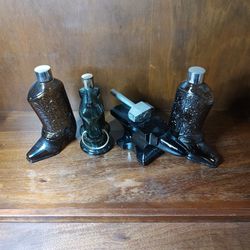 Lot Of 4 Vintage Avon Perfume Bottles Empty