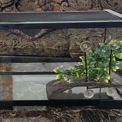 Reptile glass tank