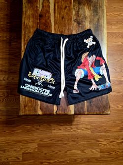Civil Regime/One-Piece Collab Men's Mesh Athletic Shorts