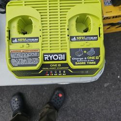 Ryobi 18 V Double Charger 