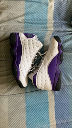 Purple air Jordan 13s