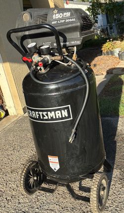 Craftsman 30 gallon 150 psi compressor $700 obo no low ball offers Used